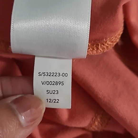 Athleta Pink Muscle Tee Soft Drape Crew Neck used good condition. - Picture 9 of 10